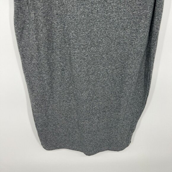 Seed Heritage Dress Gray Twist Front Stretch 3/4 Sleeve NWT - Picture 5 of 9
